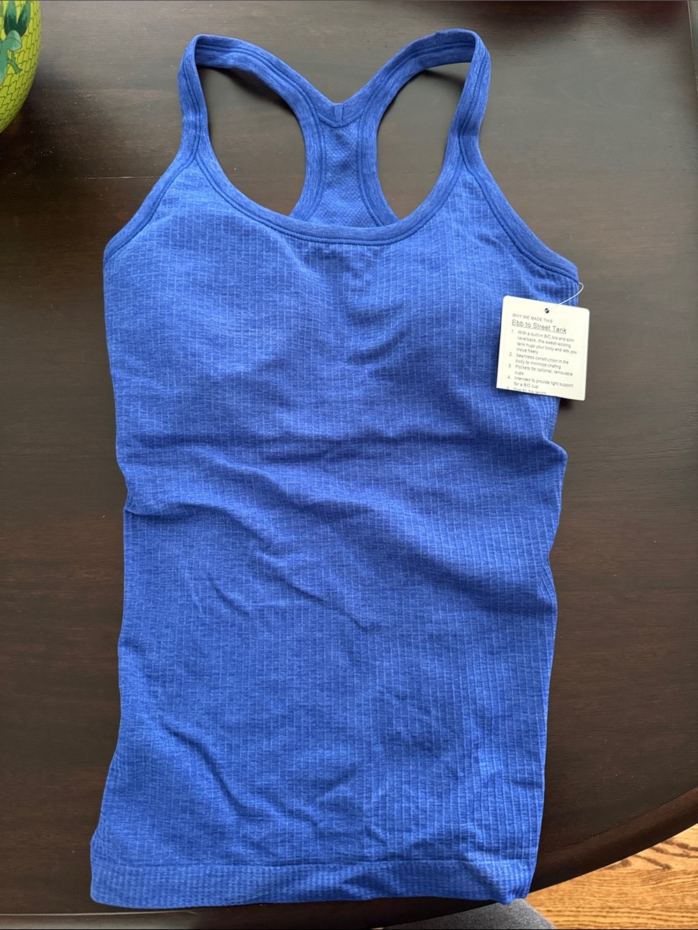 LULULEMON NWT Blue Ebb to Street Tank Top 6/S